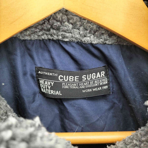 キューブシュガー CUBE SUGAR ボアジップ ブルゾン メンズ JPN:M