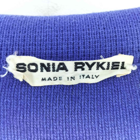 ソニアリキエル SONIA RYKIEL 襟付き フロントボタン ロング ニット カーディガン レディース