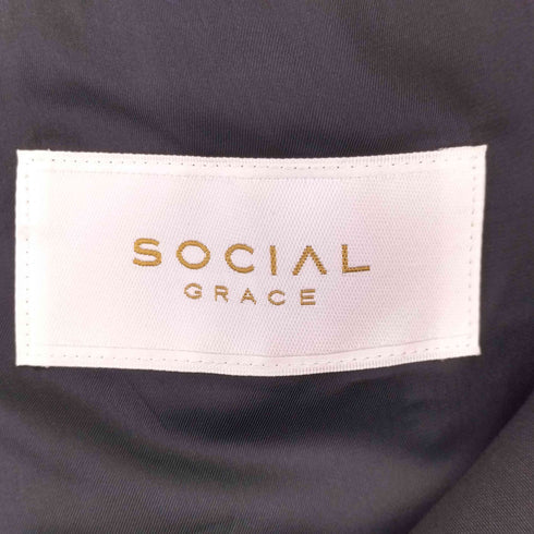 SOCIAL GRACE ダブルブレスト ジャケットセットアップ メンズ