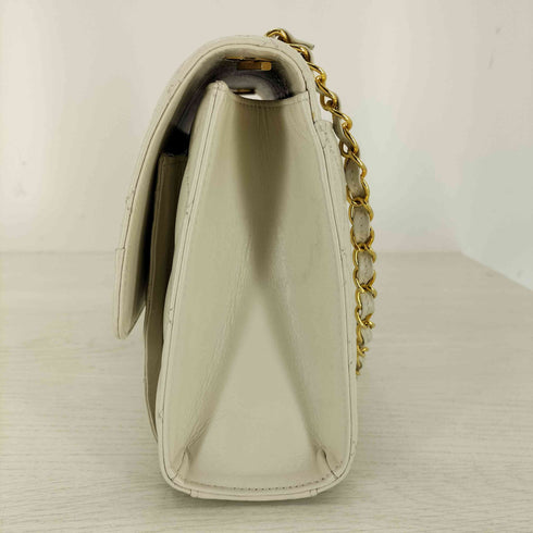 ハナエモリ HANAE MORI キルティングレザー チェーンショルダーバッグ レディース