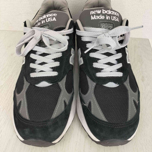 ニューバランス NEW BALANCE 993 BLACK ローカットスニーカー メンズ JPN:28