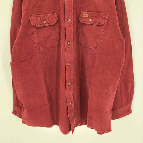 カーハート Carhartt 90S ロゴパッチ L/S ワークシャツ メンズ 2XL