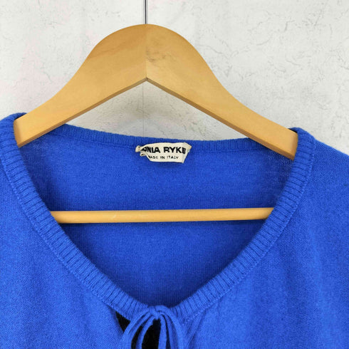 ソニアリキエル SONIA RYKIEL イタリア製 紐リボン Vネック ニット メンズ