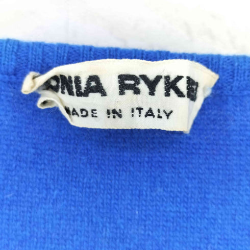 ソニアリキエル SONIA RYKIEL イタリア製 紐リボン Vネック ニット メンズ