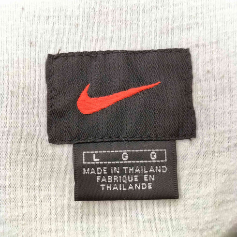 ナイキ NIKE 00S スウッシュ刺繍 ナイロン トラックジャケット メンズ import:L