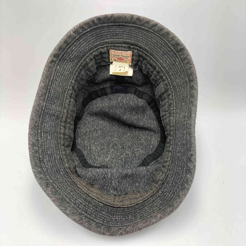 シュガーケーン SUGAR CANE 9oz BLACK COVERT PORKPIE HAT ブラックコバート ポークパイ ハット メンズ