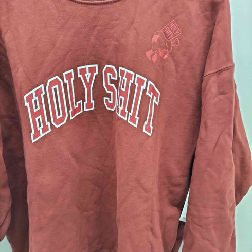 ホーリーシット HOLY SHIT ロゴプリント クルーネック スウェット メンズ JPN:XL