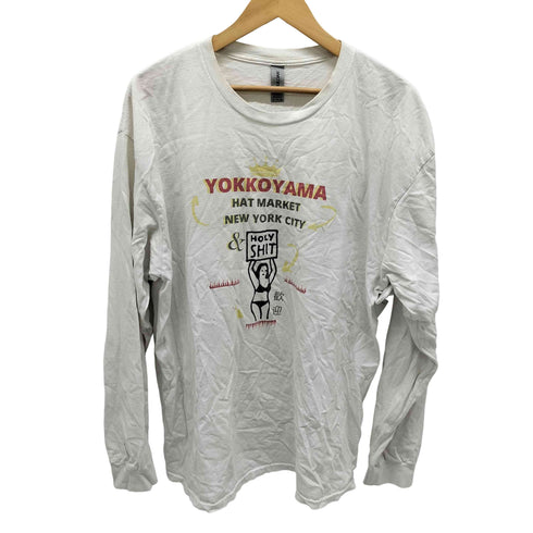 ホーリーシット HOLY SHIT HOKOYAMA HAT MARKET グラフィックプリント ロングスリーブ メンズ JPN:XL