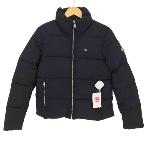 トミージーンズ tommy jeans ロゴ刺繍 スタンドカラー 中綿 ジップアップ ブルゾン メンズ import:S