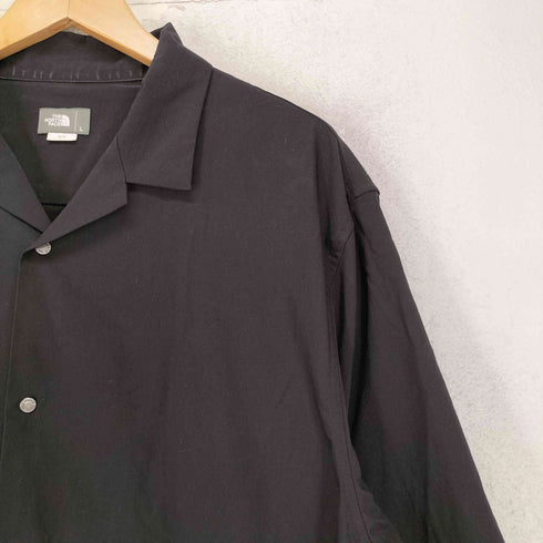 ザノースフェイス THE NORTH FACE マラパイヒル 開襟シャツ オープンカラー 半袖 シャツ メンズ L
