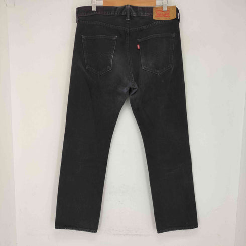 リーバイス Levis ボタン裏4032 501 先染めブラックデニムパンツ メンズ W34L30