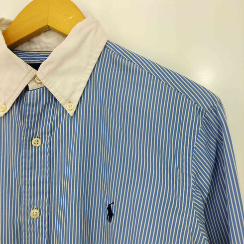 ラルフローレン RALPH LAUREN 現行タグ ポニー刺繍 ストライプ 長袖 ボタンダウンシャツ メンズ 15