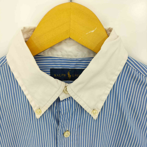 ラルフローレン RALPH LAUREN 現行タグ ポニー刺繍 ストライプ 長袖 ボタンダウンシャツ メンズ 15