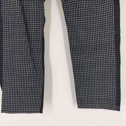 マルニ MARNI 切替 チェック ストレートデニムパンツ メンズ 29