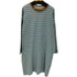 pluti Label プルティ Den loose one-piece ボーダー ロング ワンピース レディース FREE