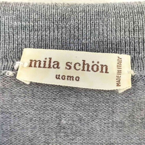 ミラショーン mila schon イタリア製 ウール ポロ ニット メンズ