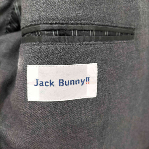 ジャックバニー JACK BUNNY ウール 2B 銀ボタン シングル テーラードジャケット レディース