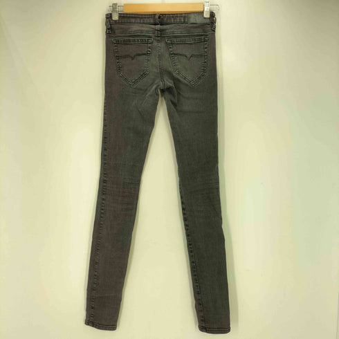 ディーゼル DIESEL SUPERSLIM-SKINNY LOWWAIST スキニー ブラックデニム レディース W27 L34