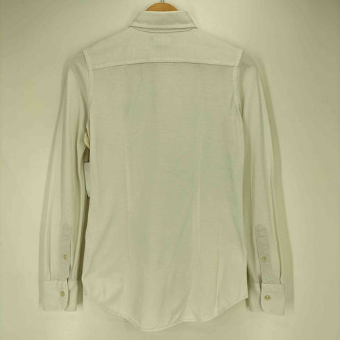 ラルフローレン RALPH LAUREN 現行タグ KNIT OXFORD スモールポニー刺繍 鹿の子 L/S 長袖 シャツ レディース import:S