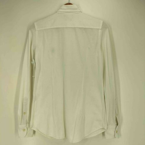 ラルフローレン RALPH LAUREN 現行タグ KNIT OXFORD スモールポニー刺繍 鹿の子 L/S 長袖 シャツ レディース import:S