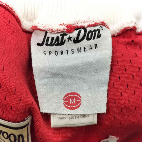ミッチェルアンドネス mitchell&ness JUST DON チームロゴ刺繍 メッシュショーツ メンズ JPN:M