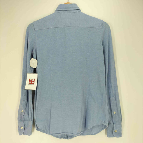 ラルフローレン RALPH LAUREN 現行タグ KNIT OXFORD スモールポニー刺繍 鹿の子 L/S 長袖 シャツ レディース import:S