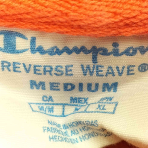 チャンピオン Champion REVERSE WEAVE 復刻 単色タグ ロゴプリント プルオーバーパーカー メンズ JPN:XL