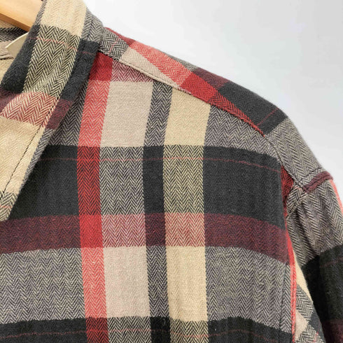 リーバイス Levis ヘリンボーン チェック 2ポケ L/S 長袖 シャツ メンズ import:L