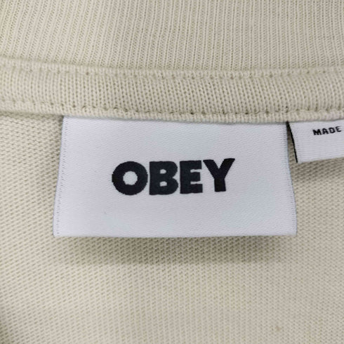 オベイ OBEY CONTRAST STITCH Tee コントラスト ステッチ 半袖 Tシャツ メンズ M