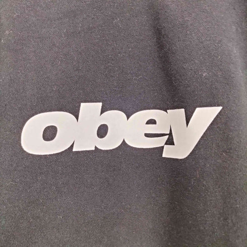 オベイ OBEY RED UCER HOOD レデューサー・フード 長袖 パーカー メンズ L