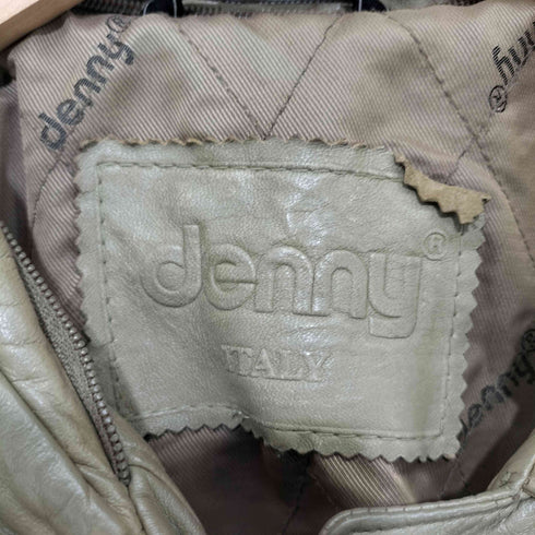 DENNY レザー ロングコート レディース