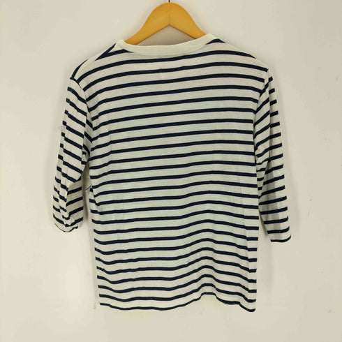アイジュンヤワタナベコムデギャルソンマン eYe JUNYA WATANABE COMME des GARCONS MAN AD2012 eYeロゴ 7分丈ボーダーカットソー レディース S