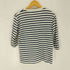 アイジュンヤワタナベコムデギャルソンマン eYe JUNYA WATANABE COMME des GARCONS MAN AD2012 eYeロゴ 7分丈ボーダーカットソー レディース S