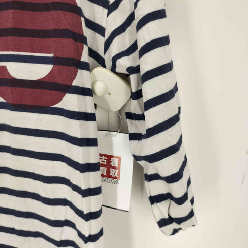 アイジュンヤワタナベコムデギャルソンマン eYe JUNYA WATANABE COMME des GARCONS MAN AD2012 eYeロゴ 7分丈ボーダーカットソー レディース S