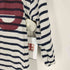 アイジュンヤワタナベコムデギャルソンマン eYe JUNYA WATANABE COMME des GARCONS MAN AD2012 eYeロゴ 7分丈ボーダーカットソー レディース S
