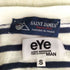 アイジュンヤワタナベコムデギャルソンマン eYe JUNYA WATANABE COMME des GARCONS MAN AD2012 eYeロゴ 7分丈ボーダーカットソー レディース S
