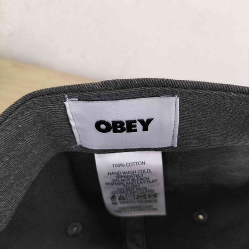オベイ OBEY PIGMNT BOLD 6 PANEL STRAPBACK ピグメント ボルド 6パネル ストラップバック キャップ メンズ