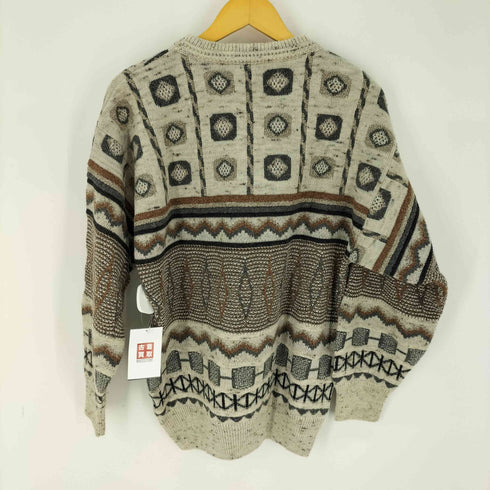 giorgio 総柄 クルーネックニット メンズ import:L