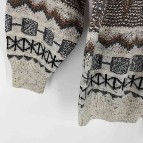 giorgio 総柄 クルーネックニット メンズ import:L
