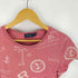 ポロラルフローレン POLO RALPH LAUREN 総柄 プリント クルーネック Tシャツ レディース import:M
