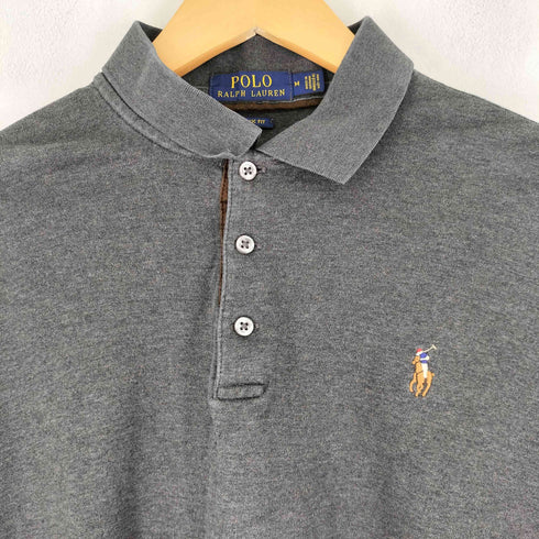ポロラルフローレン POLO RALPH LAUREN スモールポニー刺繍 ロングスリーブ ポロシャツ メンズ JPN:M