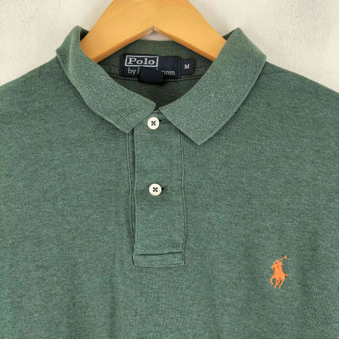 ポロバイラルフローレン Polo by RALPH LAUREN 90S スモールポニー刺繍 ロングスリーブ ポロシャツ メンズ JPN:M