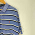ポロバイラルフローレン Polo by RALPH LAUREN 90S ポニー刺繍 GOLF FIT 鹿の子織り ボーダー ポロシャツ メンズ import:XL
