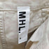 エムエイチエル MHL. バックシンチ コットンリネン ストレートパンツ レディース JPN:M