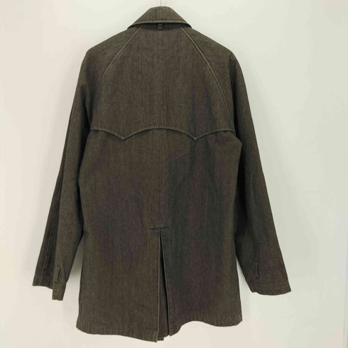 ポールスミスロンドン Paul Smith LONDON ヘリンボーン アクリル混 コットントレンチコート メンズ