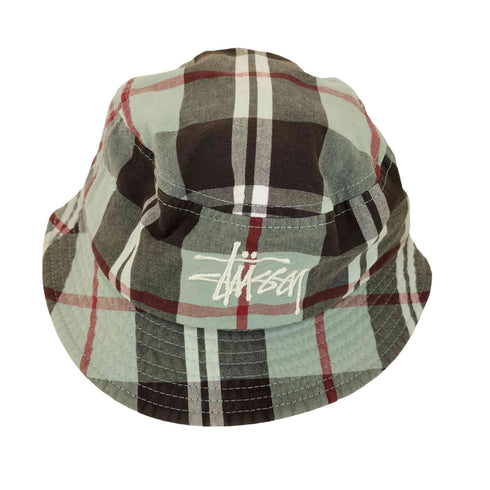 ステューシー Stussy MADRAS BUCKET HAT マドラス チェック バケット ハット メンズ S/M