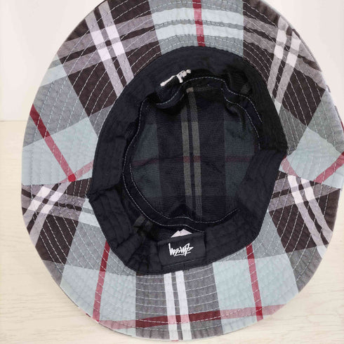 ステューシー Stussy MADRAS BUCKET HAT マドラス チェック バケット ハット メンズ S/M