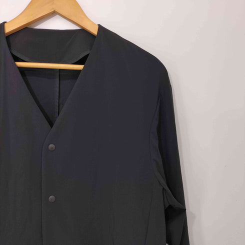 ユナイテッドアローズグリーンレーベルリラクシング UNITED ARROWS green label relaxing フリーリッチ ノーカラー ジャーディガン カーディガン メンズ JPN:S