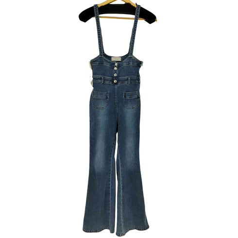 アンドマリー AND MARY Heart hip denim allinone レディース S