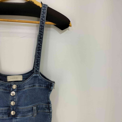 アンドマリー AND MARY Heart hip denim allinone レディース S
